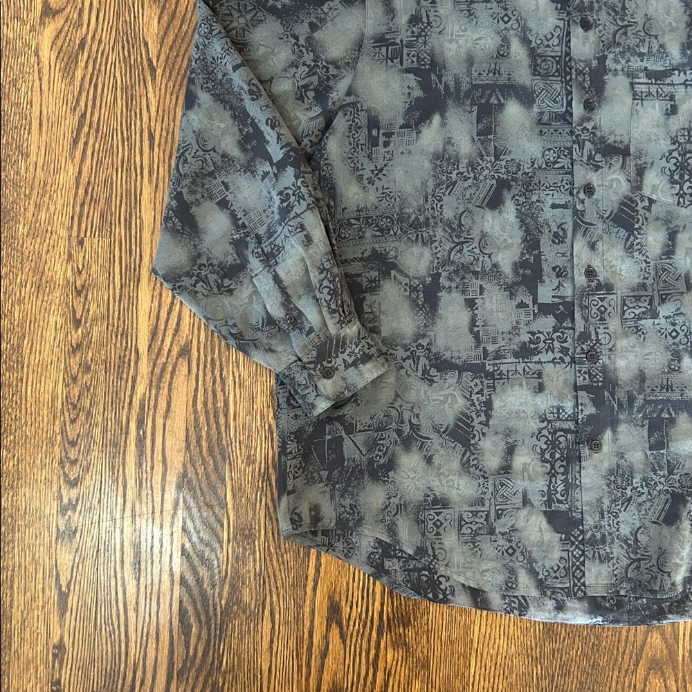 Vintage Y2K Tilley Maximalist Printed Shirt - Picture 3 of 10